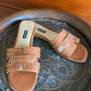 Womens Nine West Genesia slide sandal 9.5M